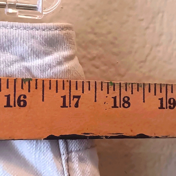 Venezia Off White Denim 5 Pocket Bootcut Jeans 18 Stretch Western Boho - Picture 5 of 8